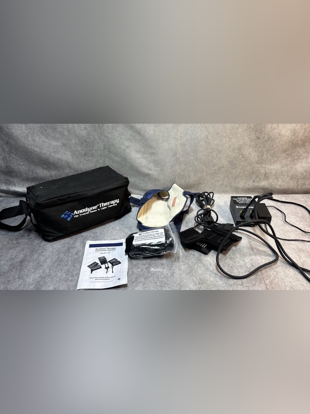 E3 Anodyne Home Therapy System Model No. 120 Foot M/L Boot Bag And Manuals